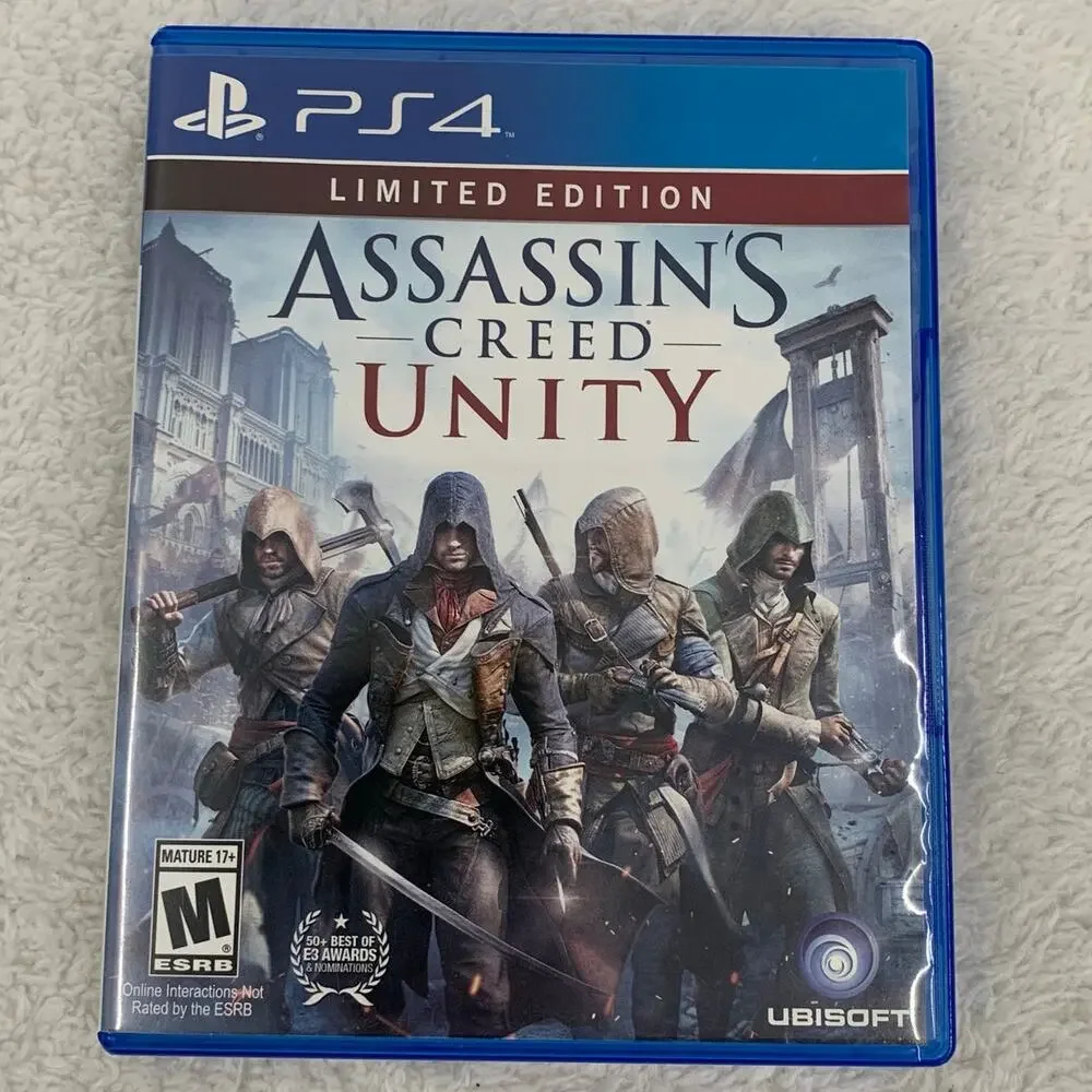 Assassins Creed Unity PS4 Game 2014 Limited Edition Sony PlayStation 4 Tested
